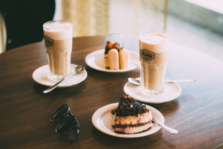 Enjoy lattes and delicious cakes in a quaint Tallinn café, perfect for a relaxed afternoon.